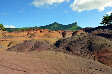 Seven colored land. Mauritius