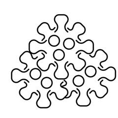 Simple Set of Coronavirus ,Vector, Outline, Icons