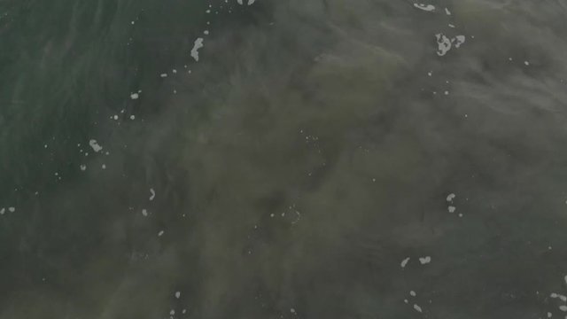 Drone Footage of Ocean waves in a small Indian Village 
