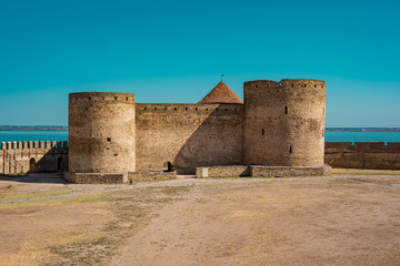 Fototapeta na wymiar Fortress on the Dniester river