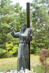 Statue of Jesus Christ on the Way of the Cross