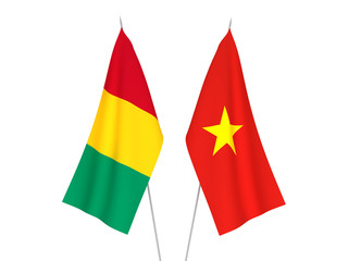 Vietnam and Guinea flags