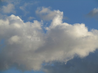 blue sky with clouds