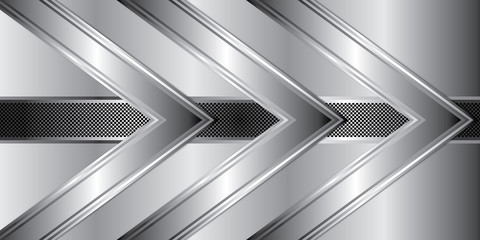 abstract shiny metal background with metallic lines