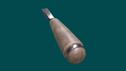 Chisel Low-poly 3D model