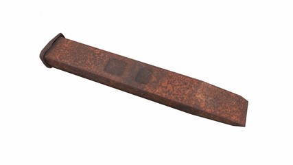Chisel for Metal Low-poly 3D model