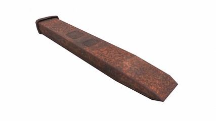 Chisel for Metal Low-poly 3D model