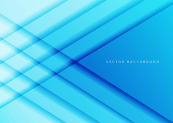 Abstract light blue triangle background overlapping.