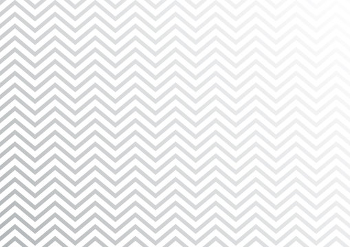 Abstract seamless white zig zag line pattern on grey background.