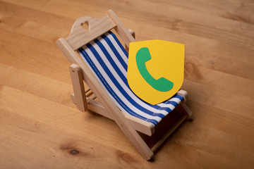 Obraz na płótnie Canvas holiday summer vacation beach chair concept