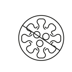 Simple Set of Coronavirus ,Vector, Outline, Icons