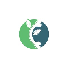 bone icon vector illustration