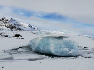 Iceberg laguna Islandia