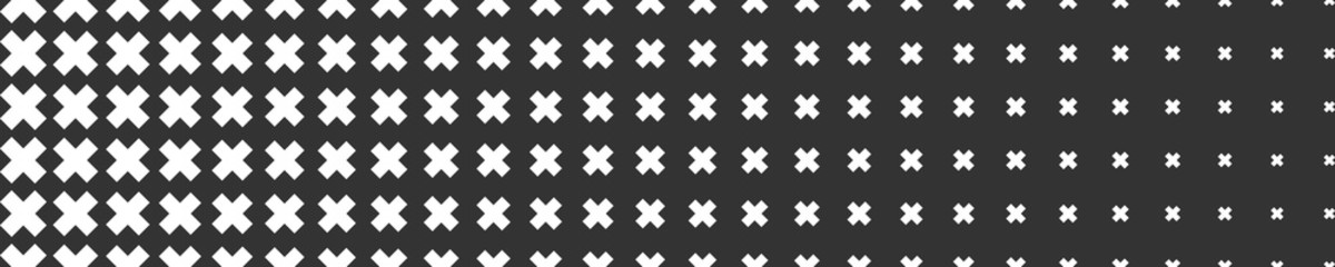 White halftone background. Abstract  halftone on black background. Vector illustration