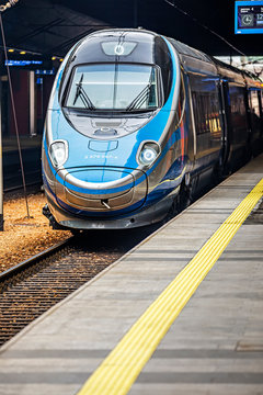 Passenger train- Pendolino.