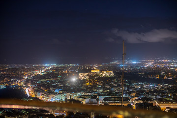 Fototapeta na wymiar Athens at night