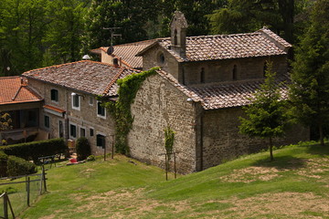 Village Volpaia in Province of Siena, Tuscany, Italy, Europe 
