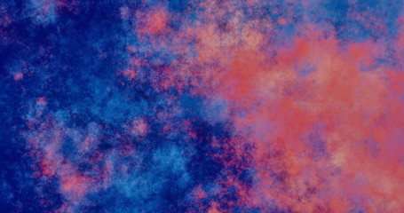 Vibrant abstract background for design. Blurry color spots, blue, orange, red.
