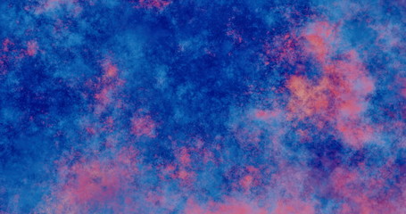 Vibrant abstract background for design. Blurry color spots, blue, orange, red.