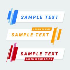 lower third template design