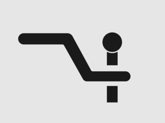 Car tow bar icon 