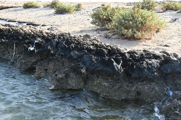 water flowing into the water