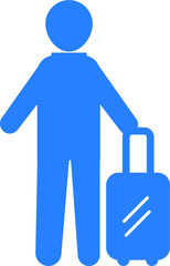 Guest icon. travel icon vector 