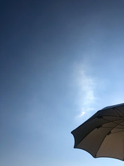 sky and umbrella