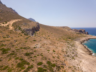 Gramvousa island and Balos Lagoon on Crete