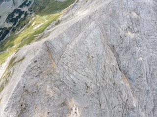 Aerial view of Vihren Peak, Pirin Mountain