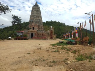 the pagoda in Shan State, Myanmar
