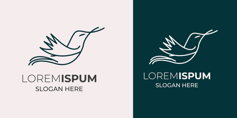 bird leaf logo vector icon template download mono line color line art outline.bird logo fly,white dove artwork,one line bird drawing,bird vector logo 11