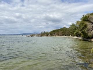 Lac de Rotorua, Nouvelle Zélande