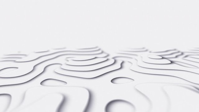 Abstract animated topographic map background.