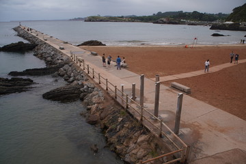 Candas, coastal village in Asturias,Spain