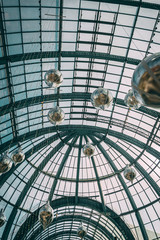 glass dome of a building