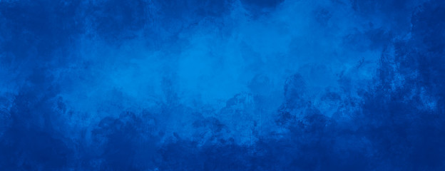 Blue color abstract dark borders background
