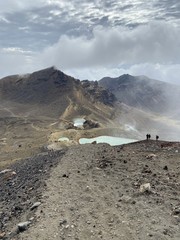 Paysage volcanique du parc Tongariro, Nouvelle Zélande