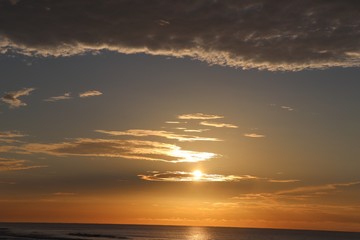 sunrise at the beach