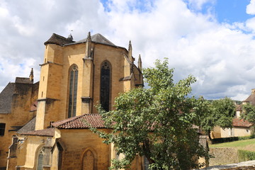 
city ​​of sarlat, region aveyron france, landscape