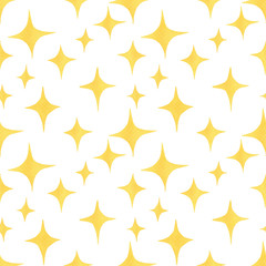 Seamless abstract watercolor pattern with yellow stars for fabric and decor, party, new year