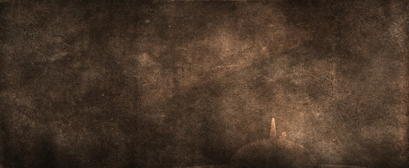 Large brown background with leather texture illustration