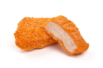 Chicken Nuggets, isolated on white background