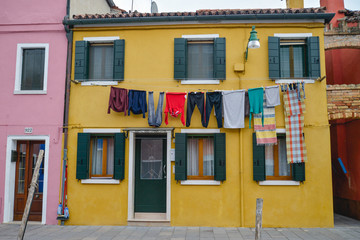 burano island venice italy
