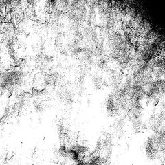 Grunge black and white. Background of scratches, chips, cracks, and scuffs. Abstract texture of dirt, dust, and wear. Chaotic monochrome pattern of the old surface