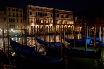 gondolas in venice