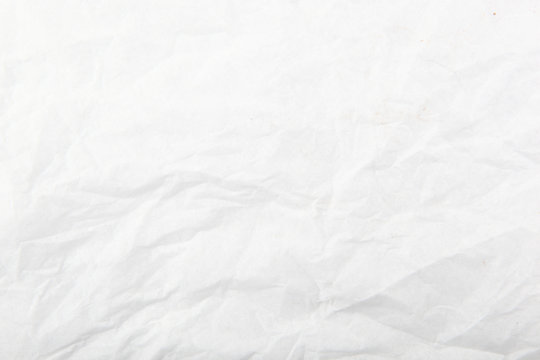 White Scrunched Paper Surface