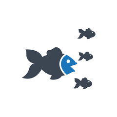 Business competitor icon ( vector illustration)