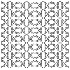 LUXURY DESIGN ORNAMENTS GEOMETRIC AZTECS PATTERN