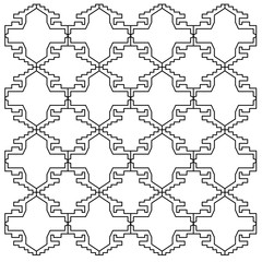 LUXURY DESIGN ORNAMENTS GEOMETRIC AZTECS PATTERN